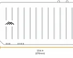 Cradlepoint NetCloud Essentials for SOHO - E100 Cat 4 - 5 Yr - Top View - Dimensions 